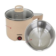 멀티 전기 냄비 라면 포트 자취생 기숙사 캠핑용 소형 쿠커 1인용 조리기 무선, 단품