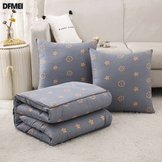 DFMEI 抱枕被子兩用夏季辦公室午睡枕頭摺疊空調被二合一汽車載靠枕靠墊, 凱瑞拉