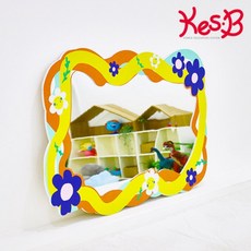 캐스B 플레이 샤이니전신안전거울 꽃(2309), 단품, 1개