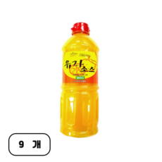 이엔 유자 소스 드레싱, 900ml, 9개