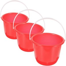 가정용 청소용 다용도 저장통이 있는 플라스틱 정원 버킷 3pcs 물뿌리개 가꾸기에 다용도로 사용할 수 예술 프로젝트 및, 세차 버킷 가정용 청소용 다용도 저장통이 있는 플라스틱