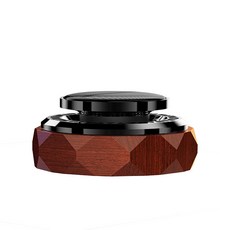 TUDOUS 車用香氛擴香器 木紋太陽能設計, 1個, 古龍