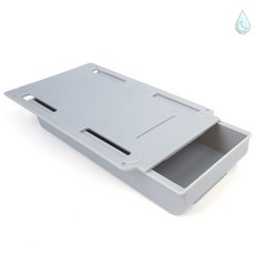 꿈꾸는비 부착식 슬라이딩 서랍 소 다용도정리함, 화이트