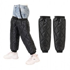 패딩 방풍 레그워머 지퍼형 다리보호대 무릎워머 다리토시, HS패딩방한레그워머(2P)