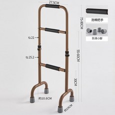 老人床邊馬桶扶手 起身安全助力架, 父母安全輔助器 小腳墊, 1個