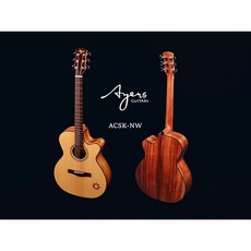 Ayers ACSK-NW (A03c Sun) 雲衫面板/相思木側背板 全單民謠吉他, 1個