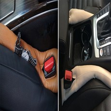 골드미 차량용 틈새쿠션 자동차시트틈새막이, 브라운