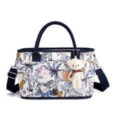 廠家現貨批發韓版手提大容量媽咪包母嬰外出尿布奶瓶倉待產母嬰包, 叢林:單包