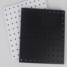 웅스토어 벽면정리타공판 화장실욕실정리보드, 검정