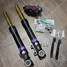 野蠻公牛 SR極速火箭前叉 Brembo基本對四卡鉗 六代 水冷B FORCE 2.0 AUG, 1個
