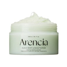Arencia 雲朵身體頭皮磨砂膏 溫和去角質, 1個, 260g