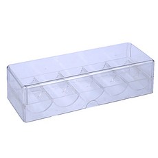 국제규격 마카오 카지노칩 포커칩 세트, 04_칩 케이스_100P 투명케이스(단품)