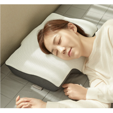 Airnest 에어네스트 에어레브 경추 베개 세척 가능한 에어라인 쿨링 냉감 신소재, 투사이드, 1개