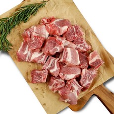 착한정육점 한돈 돼지고기 생고기 찜용 냉장 돼지갈비 생갈비 국내산 1kg / 3kg, 1개