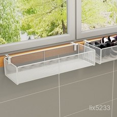 창틀 선반 행거 바스켓 화이트엑스트라롱 6. 블랙 엑스트라 긴 스타일, 상세 페이지 참고 × 5. 화이트 엑스트라 긴 스타일