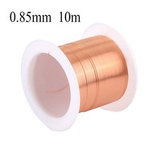 코일 구리 와이어0 1mm 0 2mm m 4mm 5mm 6mm 7mm 8mm 1 20mm케이블 와이어 에나멜 권선, 0 85mm 10m