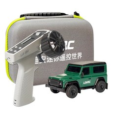 LDARC R01 1/64 RC 시뮬레이션 전기 원격 제어 모델 자동차 탁상 크롤러 차량 RTR 2.4GHz 성인 장난감, RTR Green