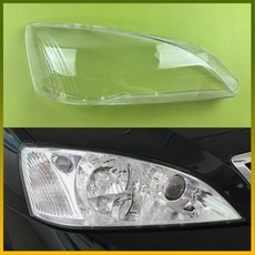 몬데오 전면 자동차 보호 헤드라이트 유리 렌즈 커버 쉐이드 쉘 투명 라이트 하우징 램프, 기본