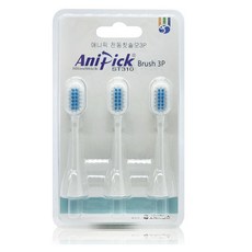 퍼스트솔루션 애니픽 전동칫솔 리필모 3P 1set