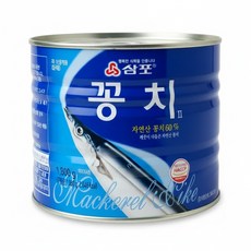 꽁치캔( 1.8K)통조림 가공 꽁치 생선 수산물 간편, 400g, 1개