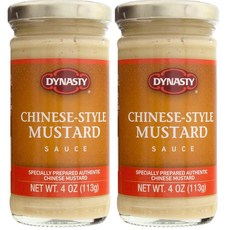 다이너스티 엑스트라 핫 머스타드 4온스(포장은 다를 수 있습니다), Pack of 2