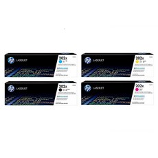 HP 202X 一組四色 CF500X CF501X CF502X CF503X 原廠高容量碳粉匣 (贈100元禮券), 1個