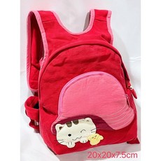 結束營業【泡泡喵拼布】小朋友 兒童 背心式 後背包 登山 旅行 郊遊 奶瓶 尿布 收納包 貓咪 MELE CAT, B