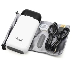 Yonii PD.3 보조베터리 1865021700 LCD 화면 유형-c 배터리 브릭이 포함된 3.7VLi-ion용 2슬롯 소형 휴대용, 01 China Mainland, 03 PD3white
