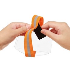 방수 스키 패스 홀더 팔 배지 홀더 암밴드 플라스틱 PVC 신분증 카드 홀더