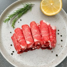 미국산 냉동 차돌박이 소고기 대패 샤브샤브 500g, 1개