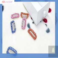강아지 헤어핀 강아지핀, 분홍