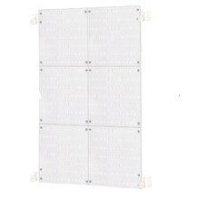 巴塞隆納 洞洞板 收納展示架, 84*56CM洞洞板(含7×7方型4)白