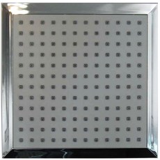 雙手萬能 時尚8吋方型頂噴蓮蓬頭，144個TPR出水孔，水流均勻, 97528, 1個