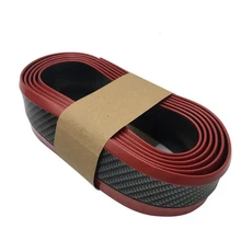 자동차 범용 앞 범퍼 립 보호대 탄소 섬유 충돌 및 긁힘 방지 액세서리, 01 Carbon fiber 02