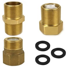 3개 황동 역류 방지 밸브 3/4 인치 황동 중간 밸브 황동 역류 방지 장치 펌프용 역류 방지 밸브 수도관용 내 외부 나사산 이중 나사산 직경 25mm