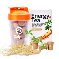 사이핀 인삼차 10팩 인삼 분말 무첨가 비 변형 프리미엄 인스턴트 차 신장 및 동결 건조 뜨겁고, G eng