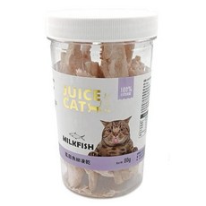JUICE CAT 寵物凍乾 雞肉+牛肉, 1個, 虱目魚柳80g, 80g, 虱目魚柳