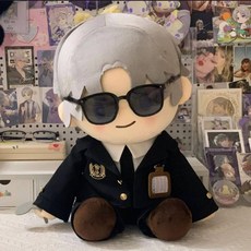 40cm 솜인형옷 봉제인형옷 여자아이 솜깅이 남자어아 갈아입히기, 40cm 앉은 아기 옷 (인형X), DK 아카데미 4점-검정