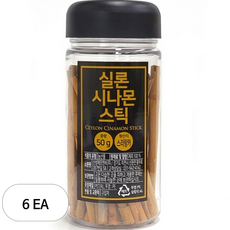 실론 시나몬 스틱, 50g, 6개