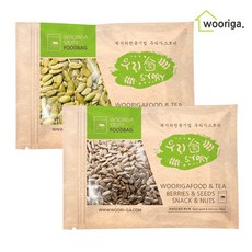 해바라기씨 (미국산) 1kg + 호박씨 1kg, 1세트, 2kg