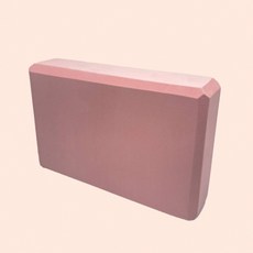 瑜珈磚 環保EVA EVA 伸展 拉筋 輕量瑜珈 輔助 瑜珈枕 韻律磚 瘦身拉筋 高密度 體操墊 體操磚 過河石 泡沫磚, 粉色, 1個