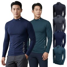 1+1 김영주골프 반목 여름 긴팔 레이 냉감 티셔츠 반폴라 이너 기능성 스포츠 아웃도어 1107