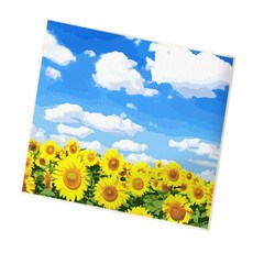 루온이 페인팅 캔버스 청량한 여름 해바라기 DIY그림그리기