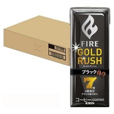 기린 일본 파이어 골드 러쉬 블랙 커피 200ml x 24개