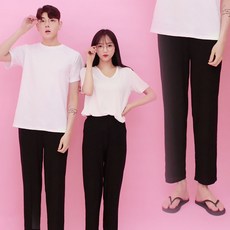 [어나더디][3개구매시 1개증정]속이 비치지 않고 밴딩끈있는 아이스 쿨 바지 팬츠