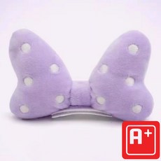 알탱고 귀여운 쿠션리본 헬멧 부착형 레포츠용 선물용, 퍼플