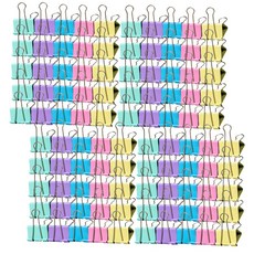 화신 더블클립 소형 파스텔컬러 100EA, 1개