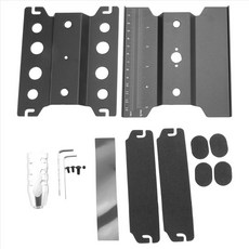 금속 RC 자동차 워크 스테이션 작업 스탠드 수리 1/8 1/10 1/12 1/16 스케일 모델에 대한 360도 회전, 검은색