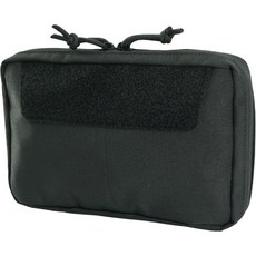 SABADO 택티컬파우치 낚시 등산 전술 관리 파우치 몰 부착 양방향 지퍼 잠금 기능이 있는 GP 사냥 조끼 또는 하이킹 백팩용 슬림 EDC 유틸리티, Black, 1개