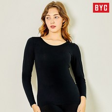 BYC 가볍고 따뜻한 보디히트 여성 내복 상의